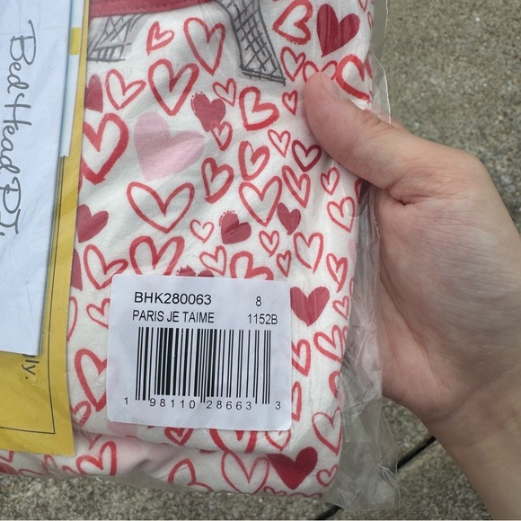 NWT bed head pjs Paris Ja Taime size 8 - Picture 3 of 6